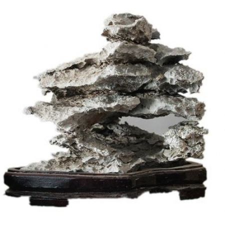 英德石 奇石精品 奇石摆件 灵璧石毛石原石 山峰石摆件 玲珑剔透
