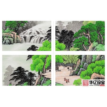 玄关走廊装饰画 李林宏风水画作品《旭日东升》