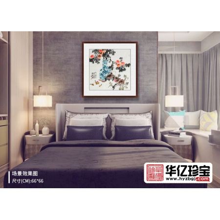 餐厅装饰画 郭执铨新品柿子图《事事如意》