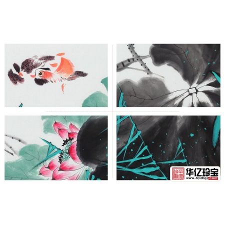 当代实力派画家杨成功写意花鸟画《情思缠绵》
