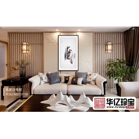 刘海武四尺竖幅人物画作品《钟馗嫁妹图》