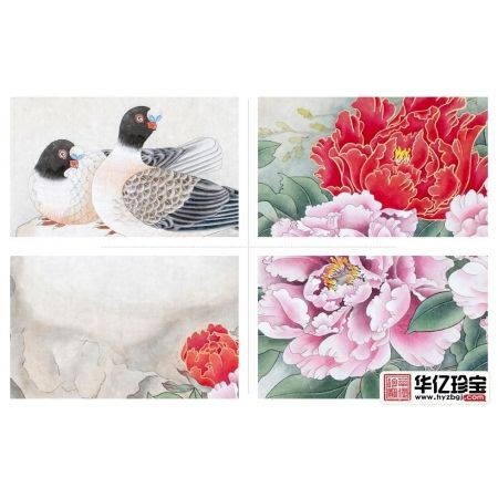 【新品】萧红六尺富贵和平图《富贵祥和》