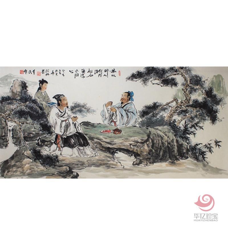 叶阿林《茶以醉人何须酒》 孤品定制
