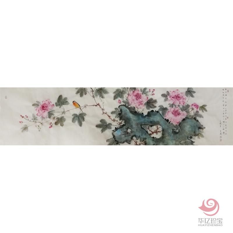 郭慧庆《小写意花鸟一》