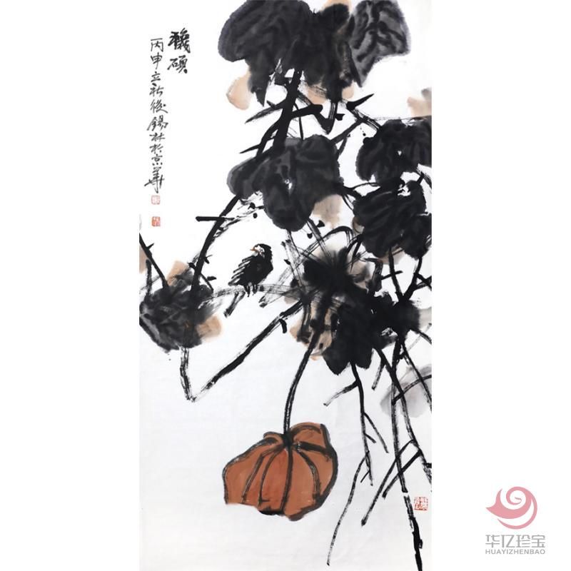 潘锡林《秋硕》68×138cm