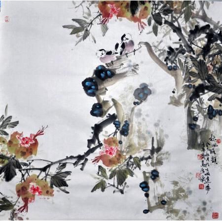 高广峰《秋风雅韵》 四尺斗方
