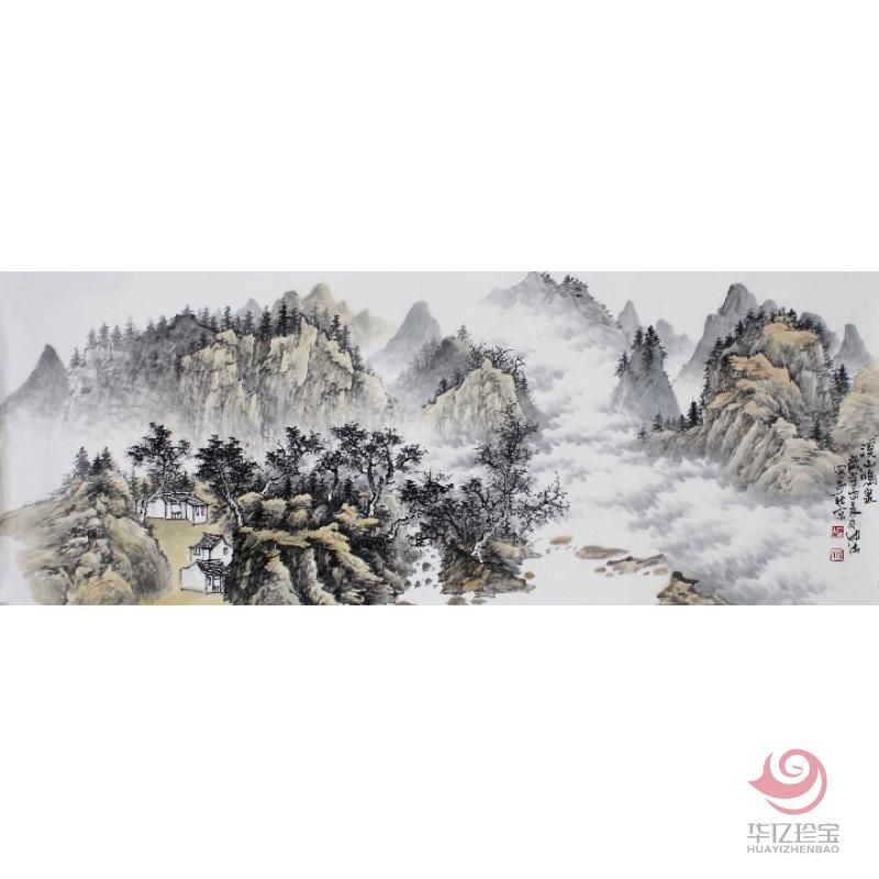 孙中伟 溪山鸣泉