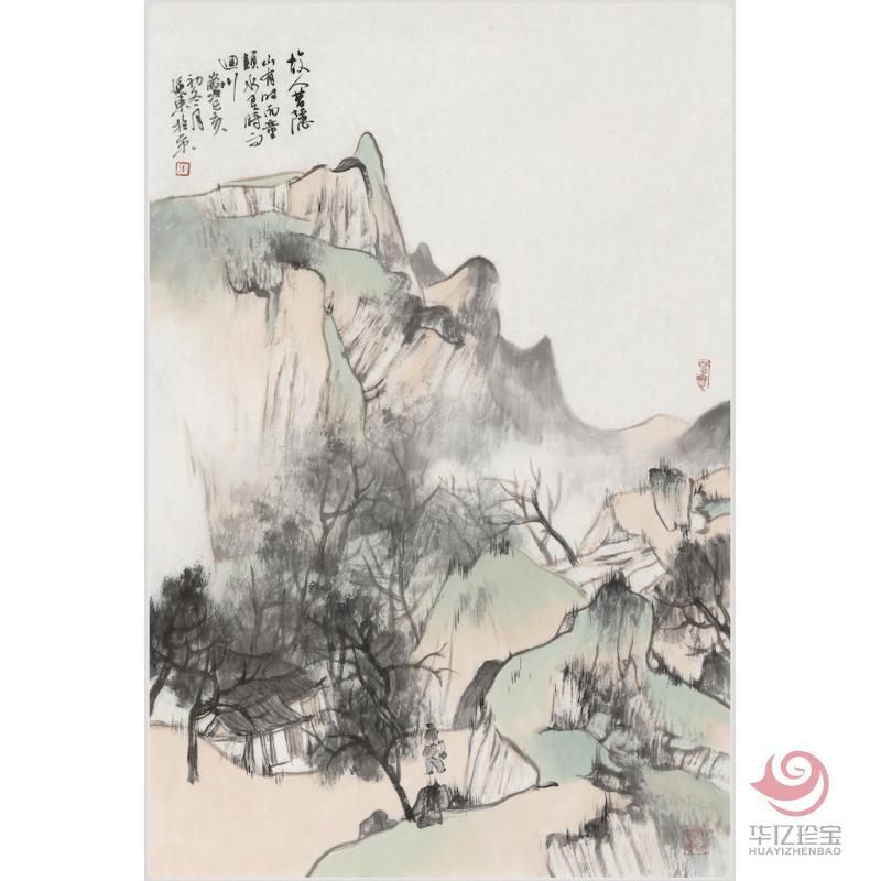 国画家张延东《故人昔隐 》
