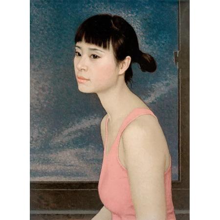 靳尚谊油画作品《人物》
