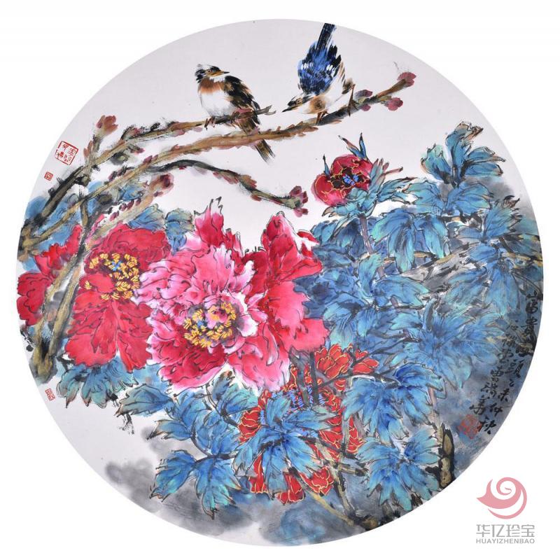 曹瑞华作品富贵白头