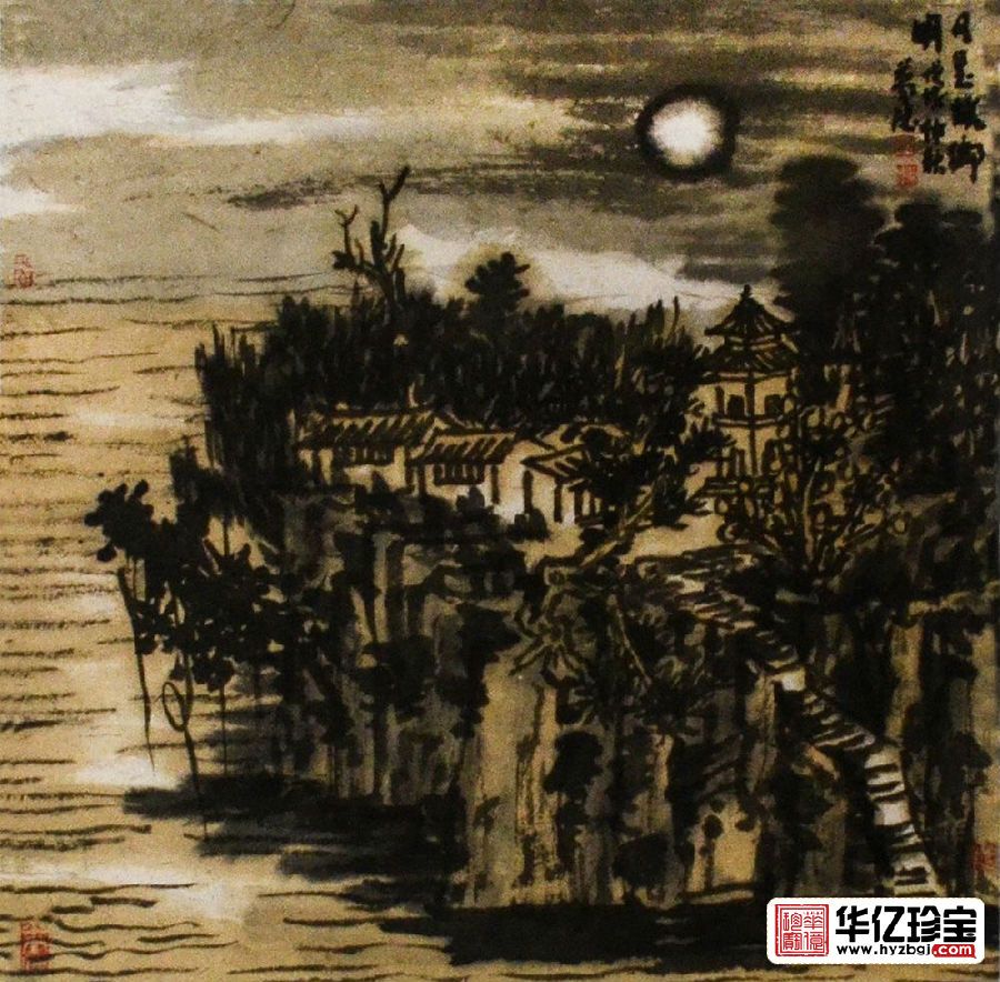 shouc必升值 邹梦德老师新品创作《明月思故乡》