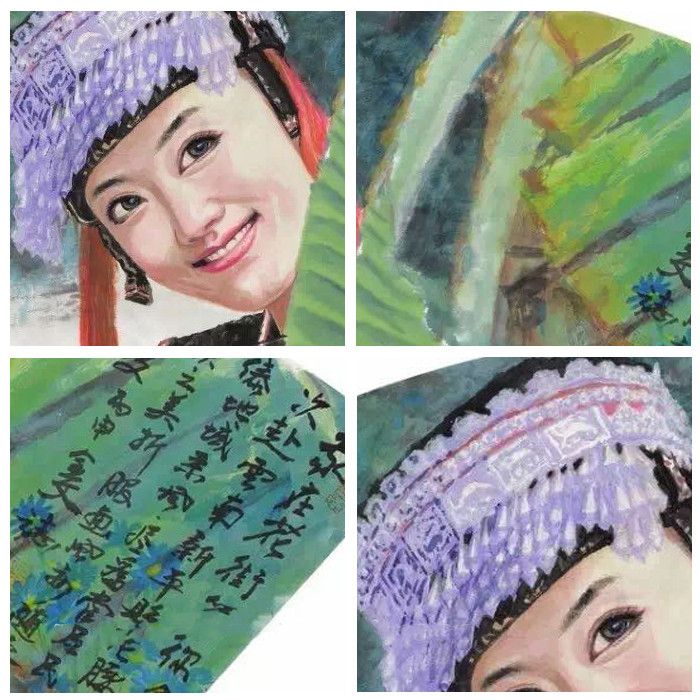赵金文《花街有约》 35×46cm