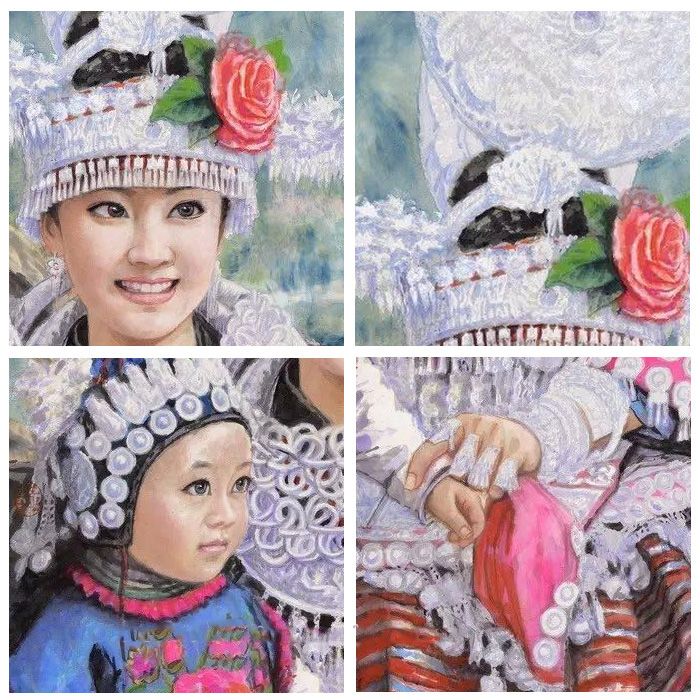 赵金文《清水江的传说 》105×69cm