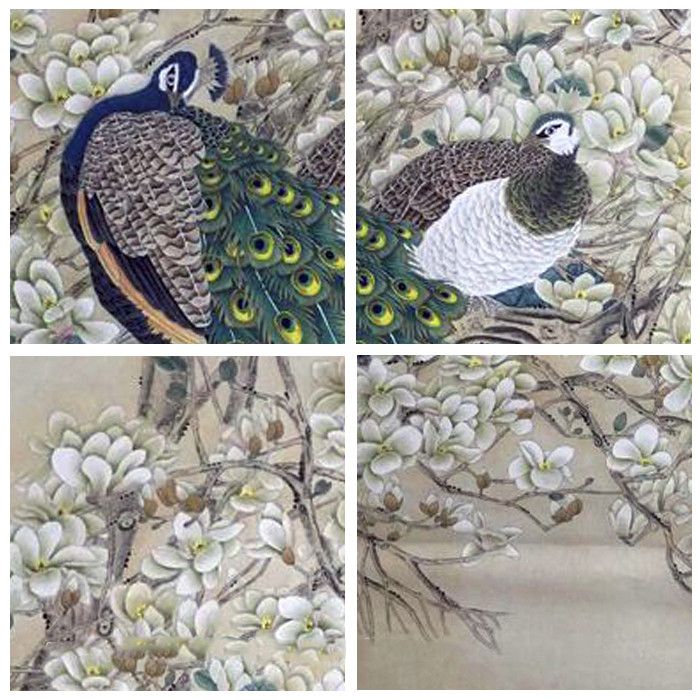 周卫红《 玉堂富贵》四尺对开