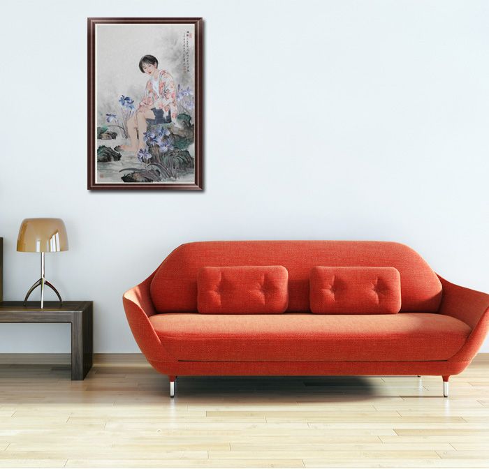 赵永夫《燕尾兰》60x96cm