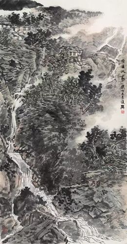 张复兴傍溪人家