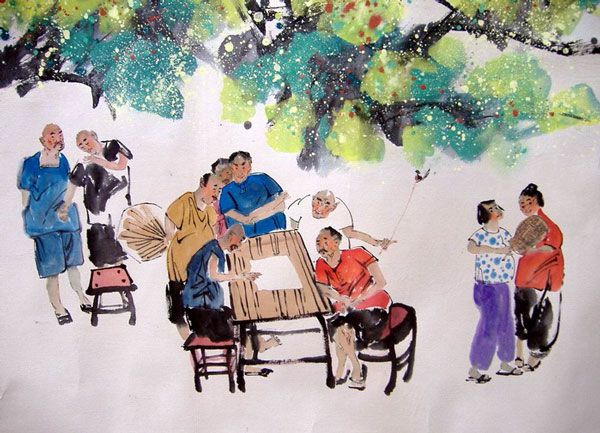 画家马海芳作品