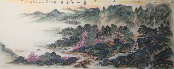 叶阿林春山闲居图