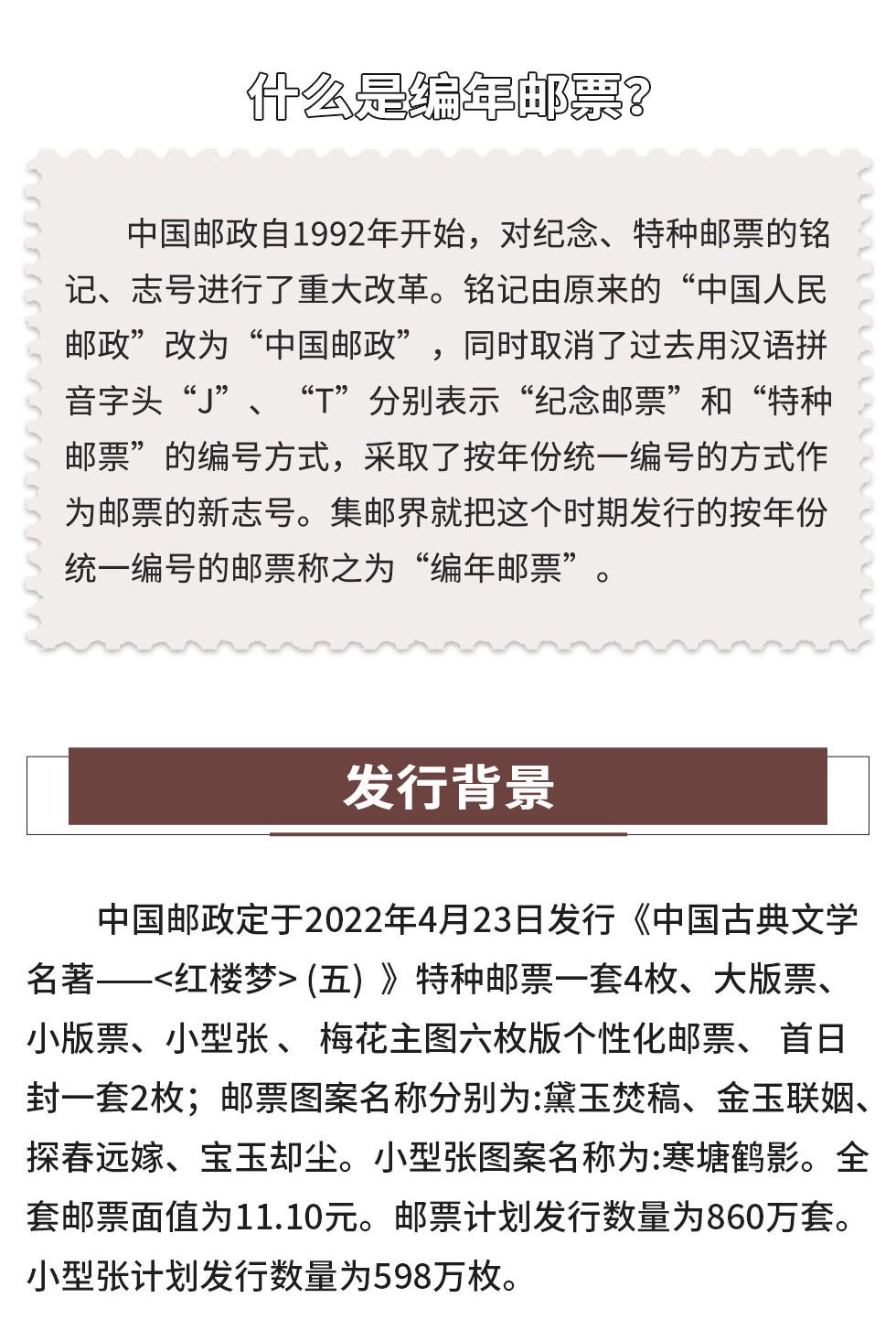 2022-3 中G集邮总公司《红楼梦》邮票珍藏册