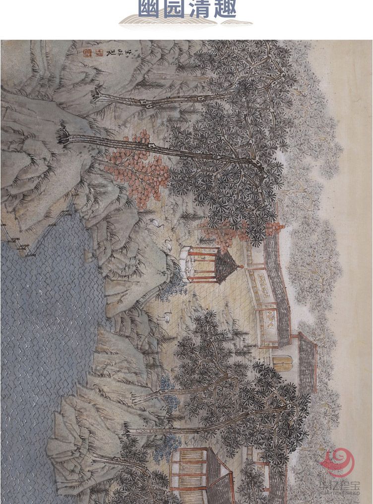 胡生旺 手绘国画中堂挂画名家字画真?？吞旃沂榉抗一?title=