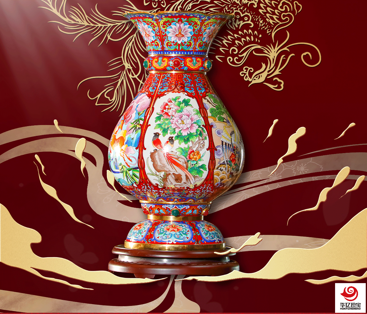 六位国大师联袂创作景泰蓝《盛世六合》国泰尊