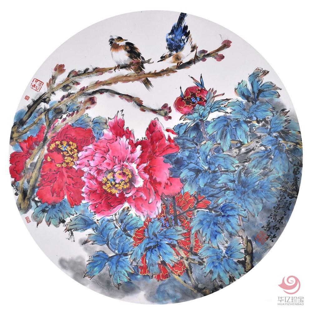 曹瑞华作品富贵白头