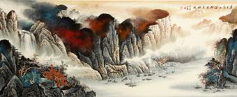 姚西鸣山水江山万里情